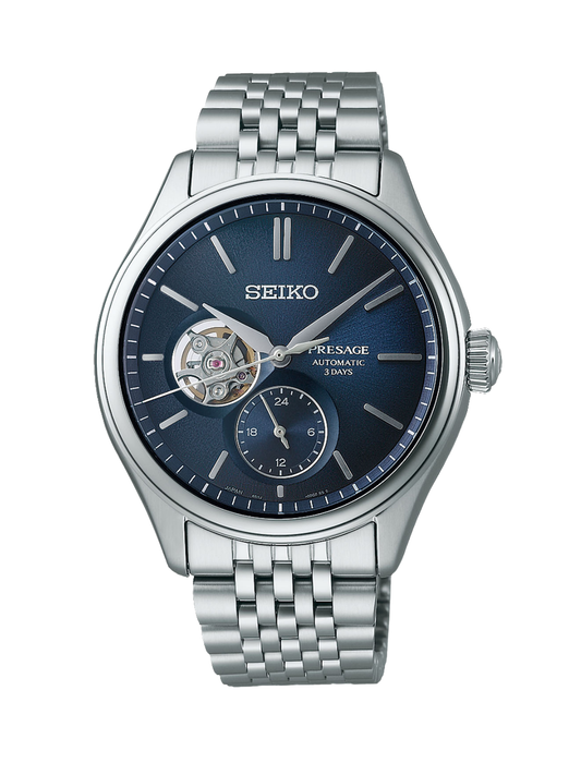 Seiko Presage Classic Open Heart Watch SPB527J1