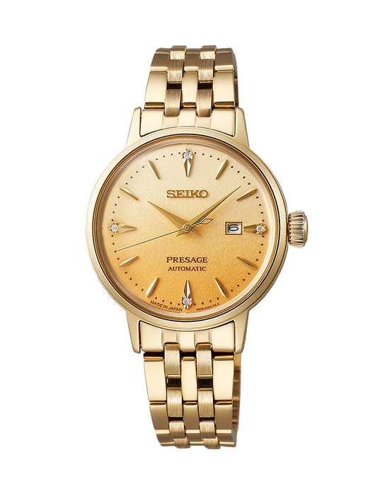 Seiko Presage Cocktail Time 'Eggnog' Watch SRE018J1