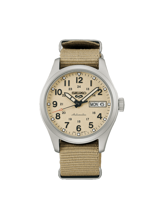 Seiko 5 'Desert Kit' Midfield Sports Style Watch 36mm SRPJ83K1