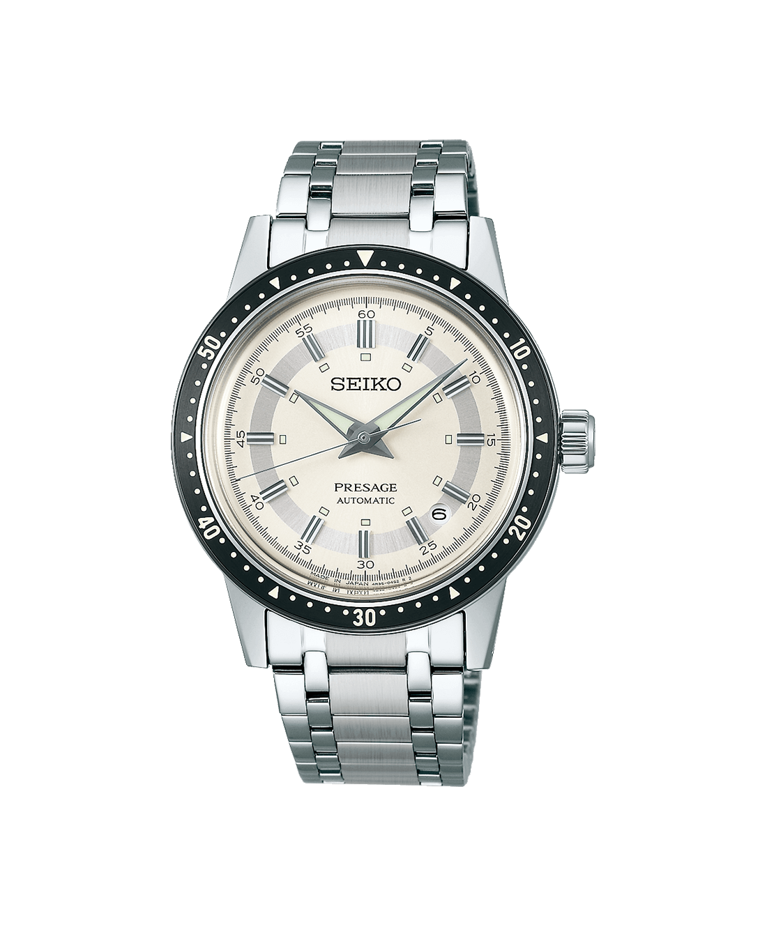 Seiko Presage Style 60s Crown Chronograph 60th Anniversary Watch 39.5mm SRPK61J1