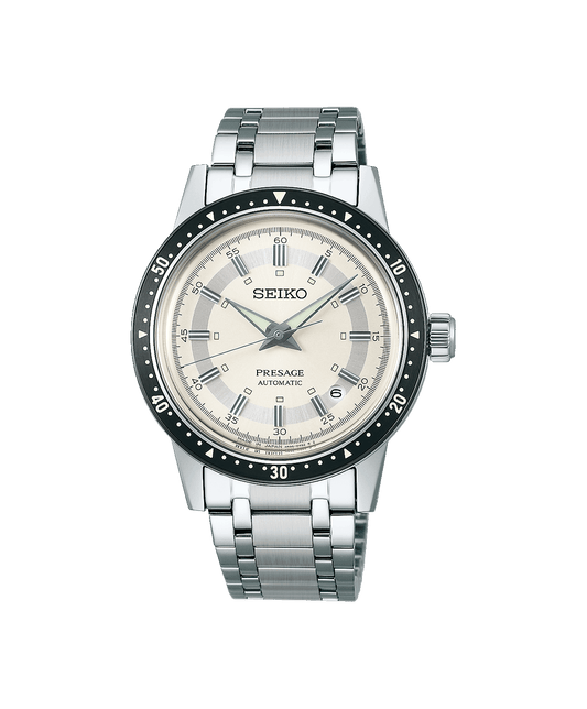 Seiko Presage Style 60s Crown Chronograph 60th Anniversary Watch 39.5mm SRPK61J1