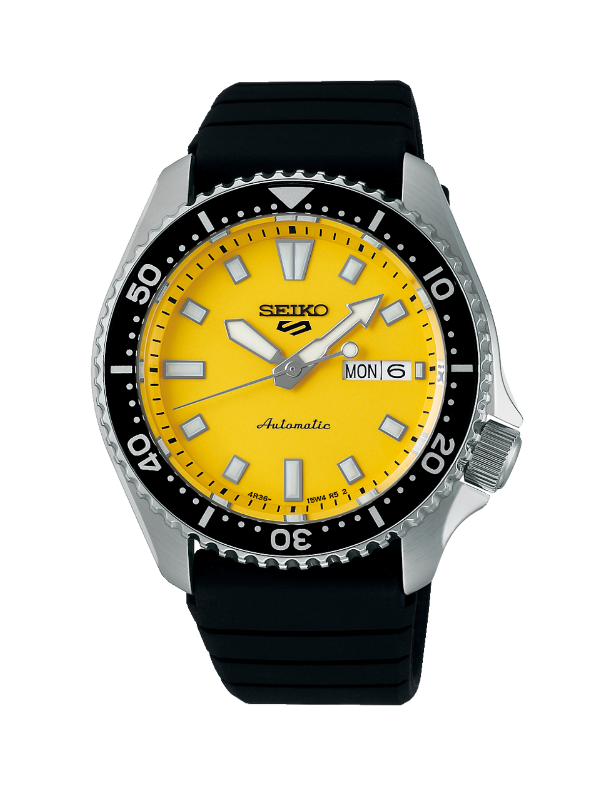 Seiko 5 Sports SKX Redux Watch in Ki-Iro Yellow SRPL87K1