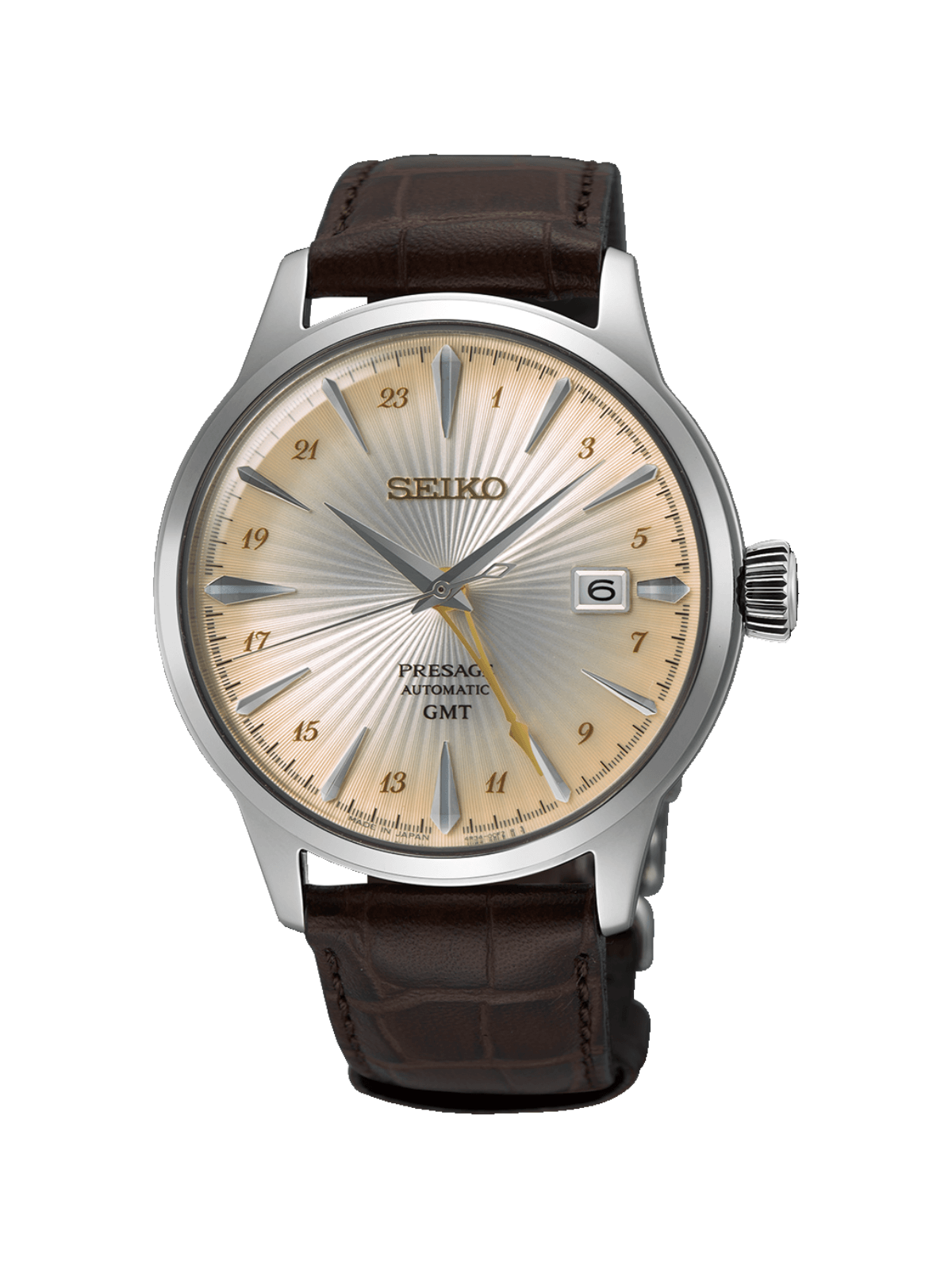 Seiko Presage Cocktail Time GMT "Acacia" Watch 40.5mm SSK041J1