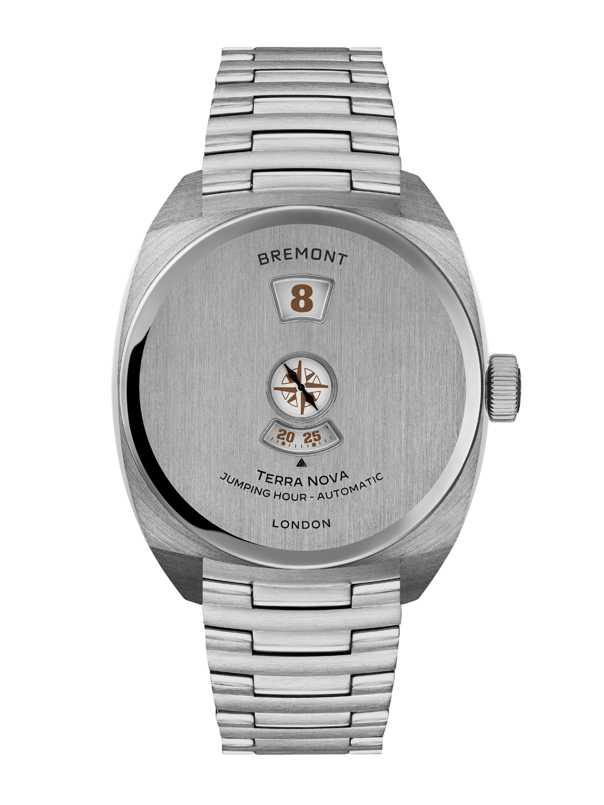 Bremont Terra Nova Jumping Hour Watch TN38-JH-SS-CC-B