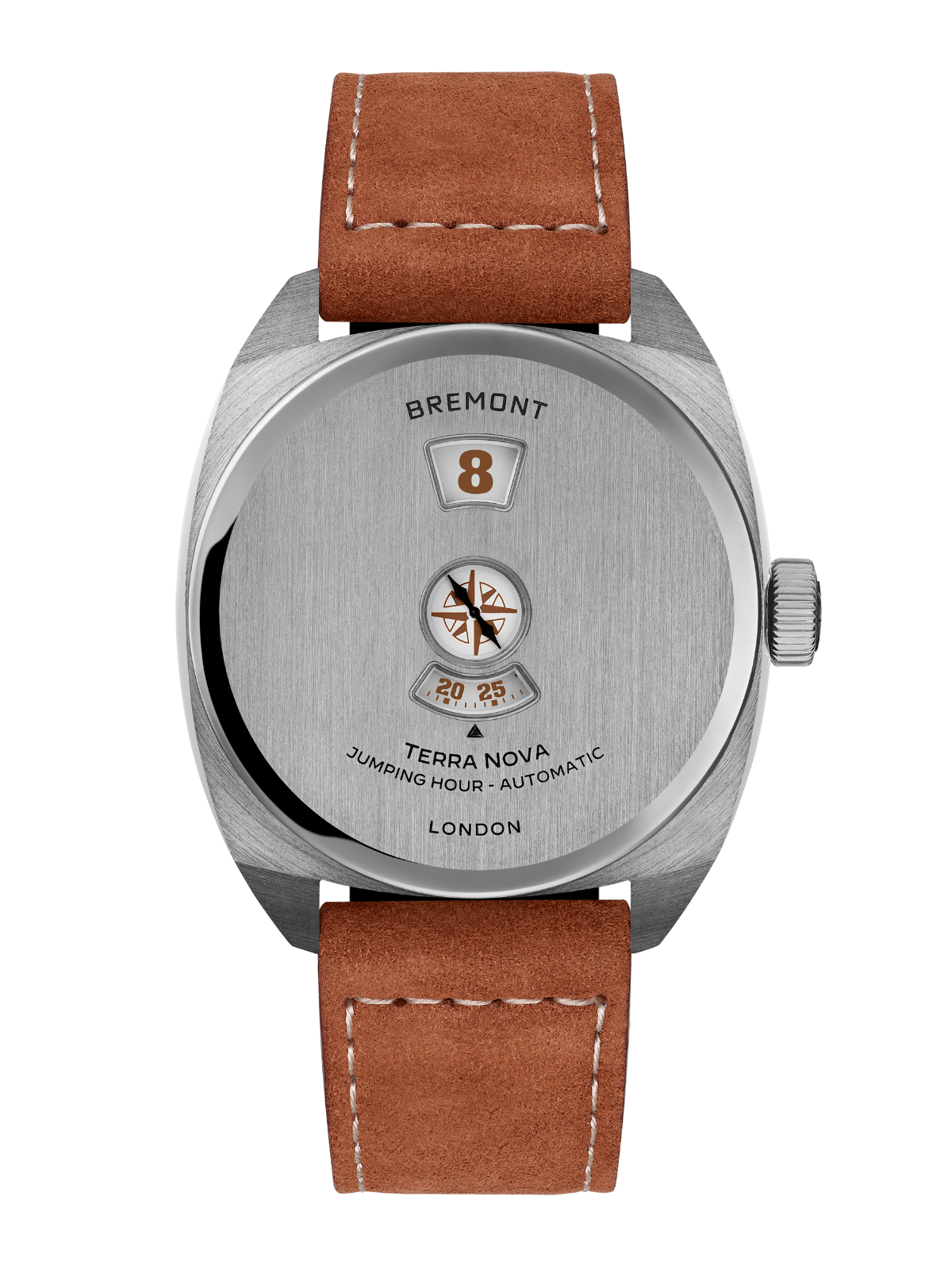 Bremont Terra Nova Jumping Hour Watch TN38-JH-SS-CC-L-S
