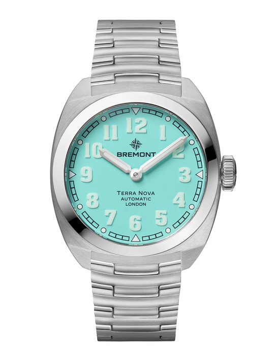 Bremont Terra Nova 38 'Turquoise' Watch TN38-ND-SS-TQ-B