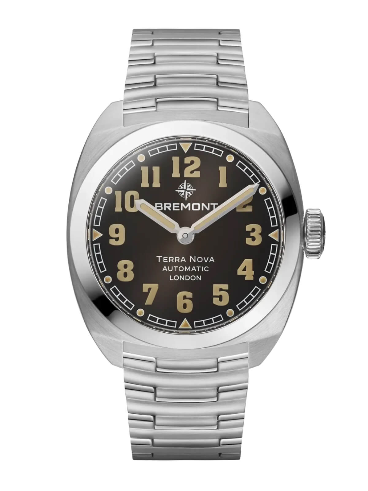 Bremont Terra Nova 38 Watch 38mm TN38-ND-SS-BK-B