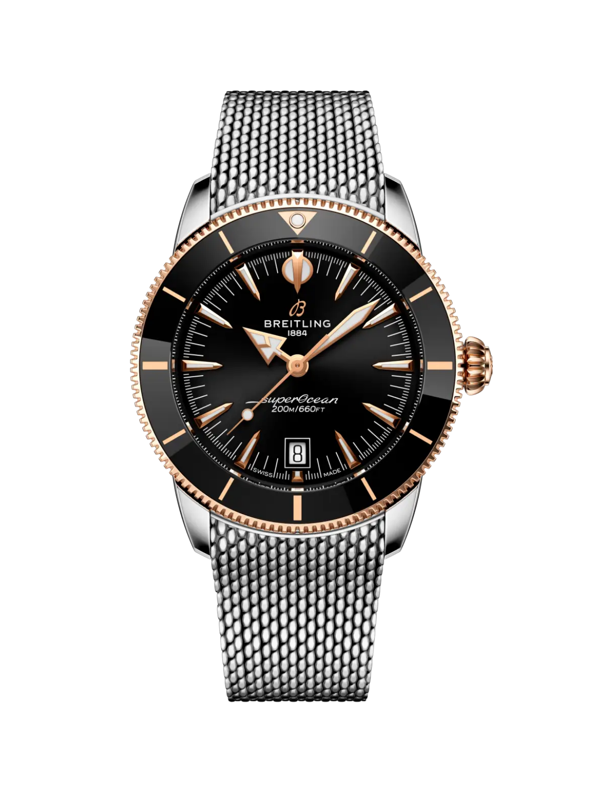 Breitling Superocean Heritage B31 Automatic 42 with Steel Bracelet & Black Dial