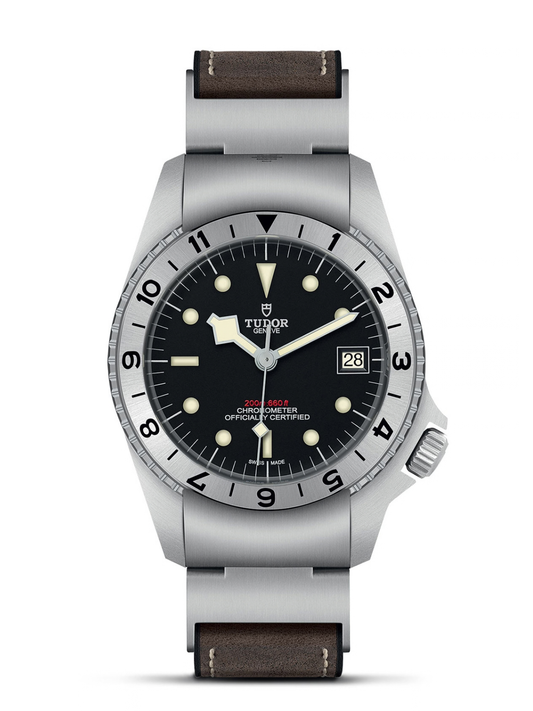 Ex-Display TUDOR Black Bay P01 42mm with Brown Leather Strap & Black Dial