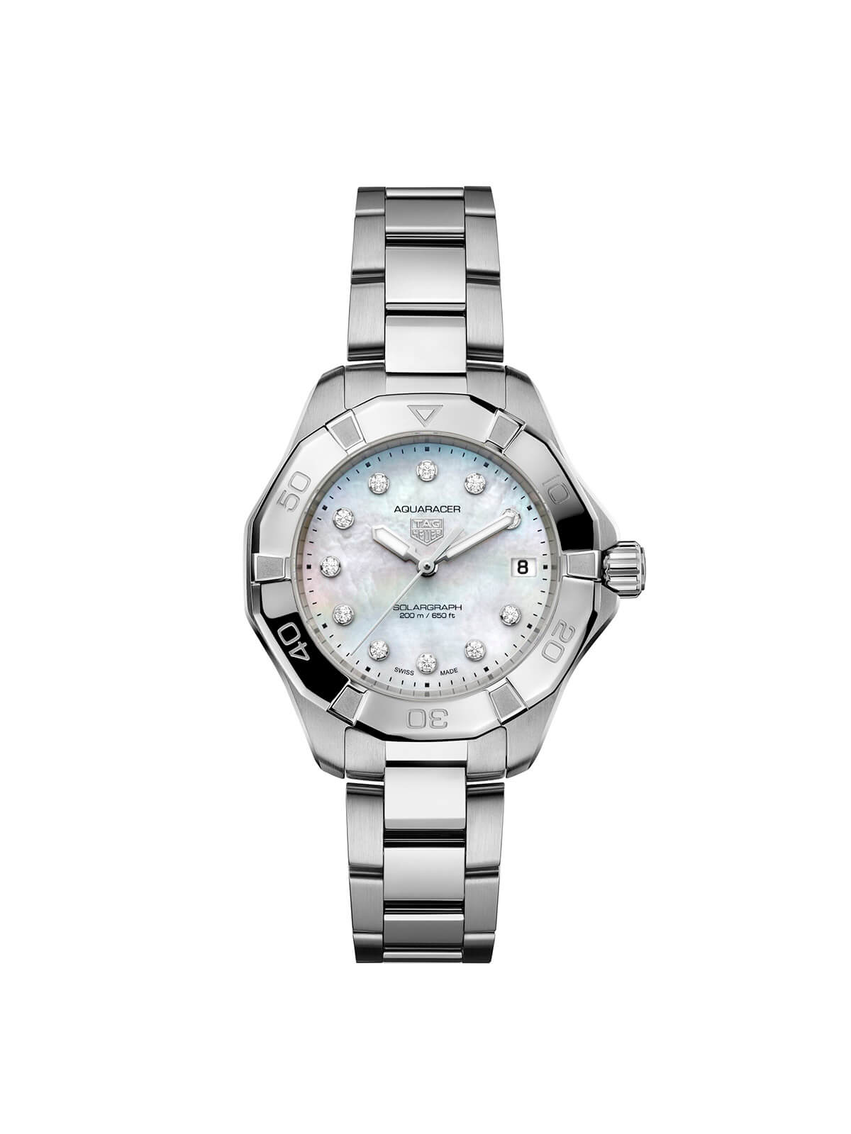 TAG Heuer Aquaracer Professional 200 Solargraph Watch 34mm WBP1313.BA0005