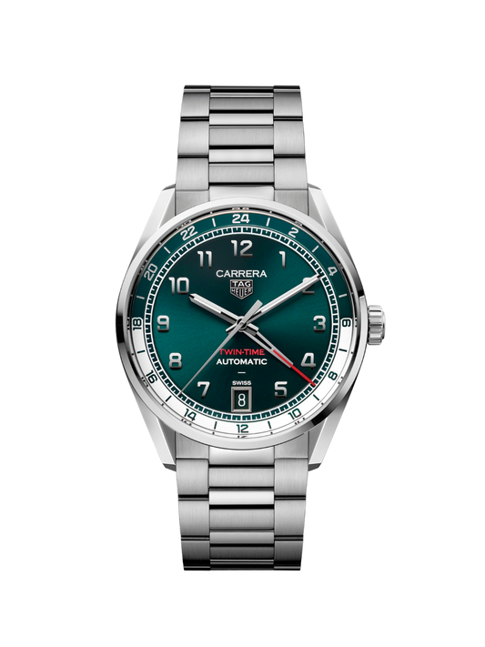 TAG Heuer Carrera Date Twin-Time Watch 41mm WDA2114.BA0043