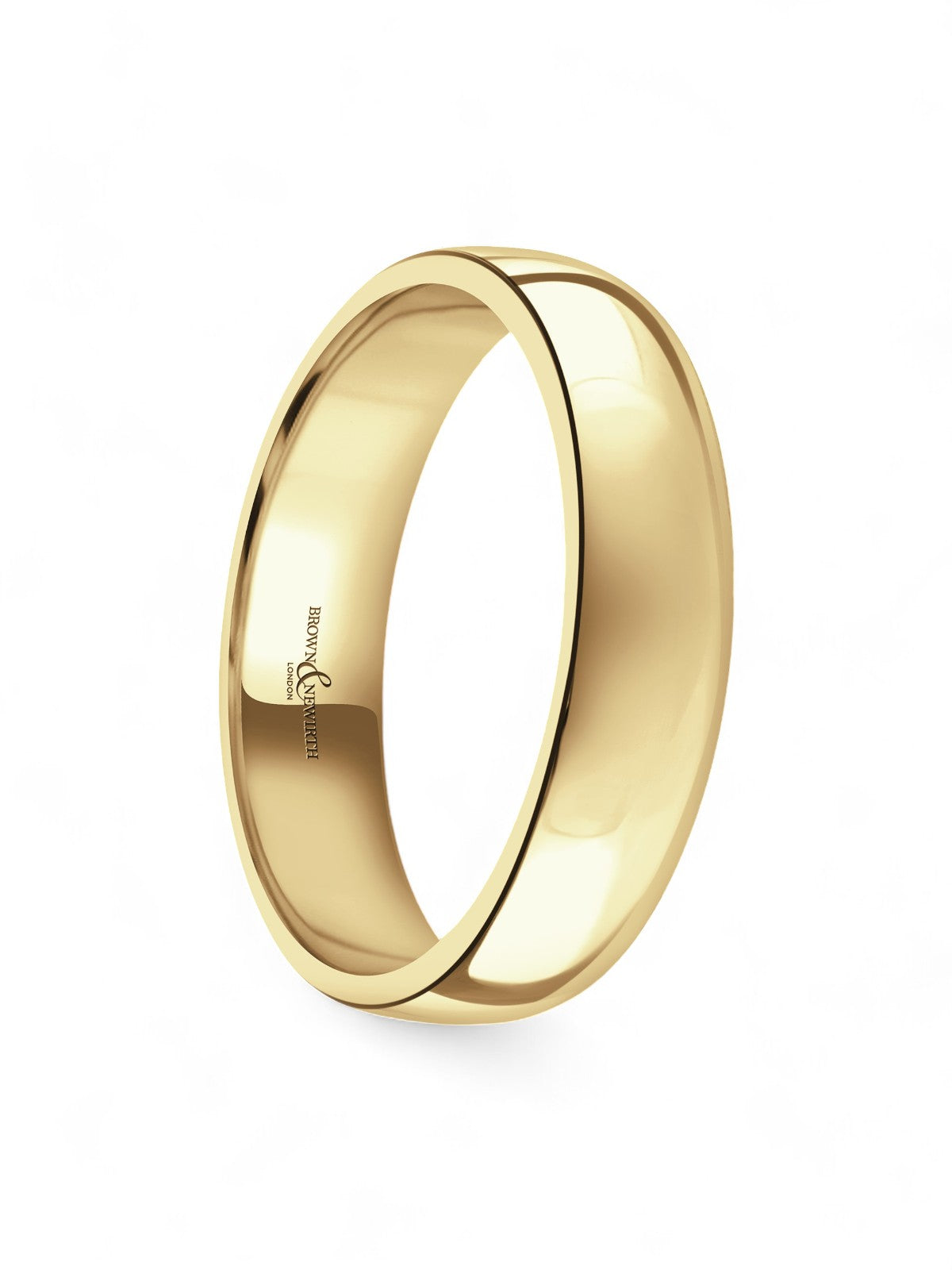 5mm 18ct Yellow Gold Wedding Ring