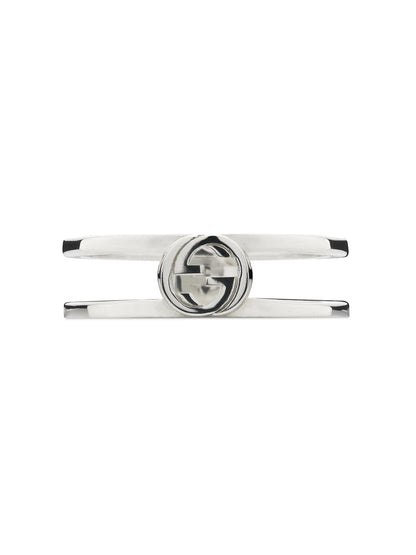 Gucci Interlocking 6mm Silver Ring