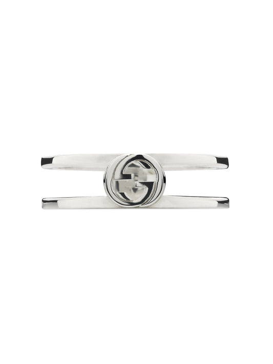Gucci Interlocking 6mm Silver Ring