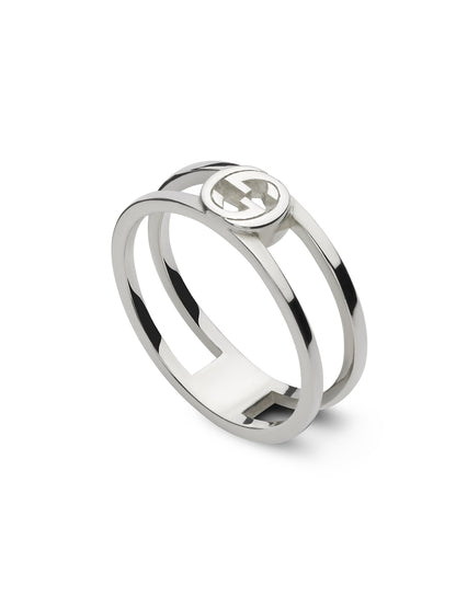 Gucci Interlocking 6mm Silver Ring