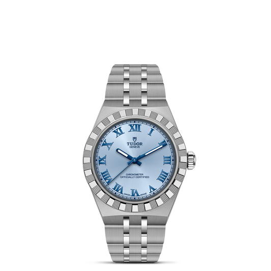 TUDOR Royal 30mm with Steel Bracelet & Light Blue Dial