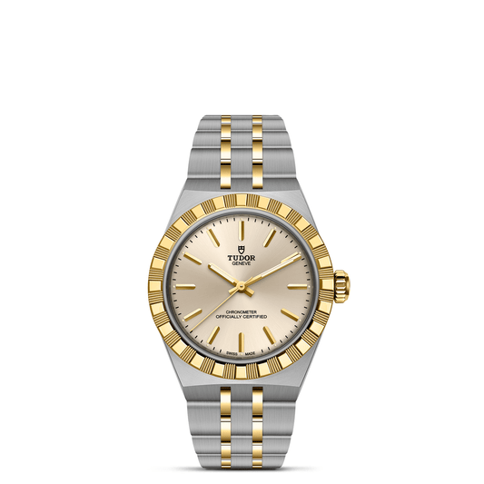 TUDOR Royal 30mm with Steel & Gold Bracelet and Ivory Dial