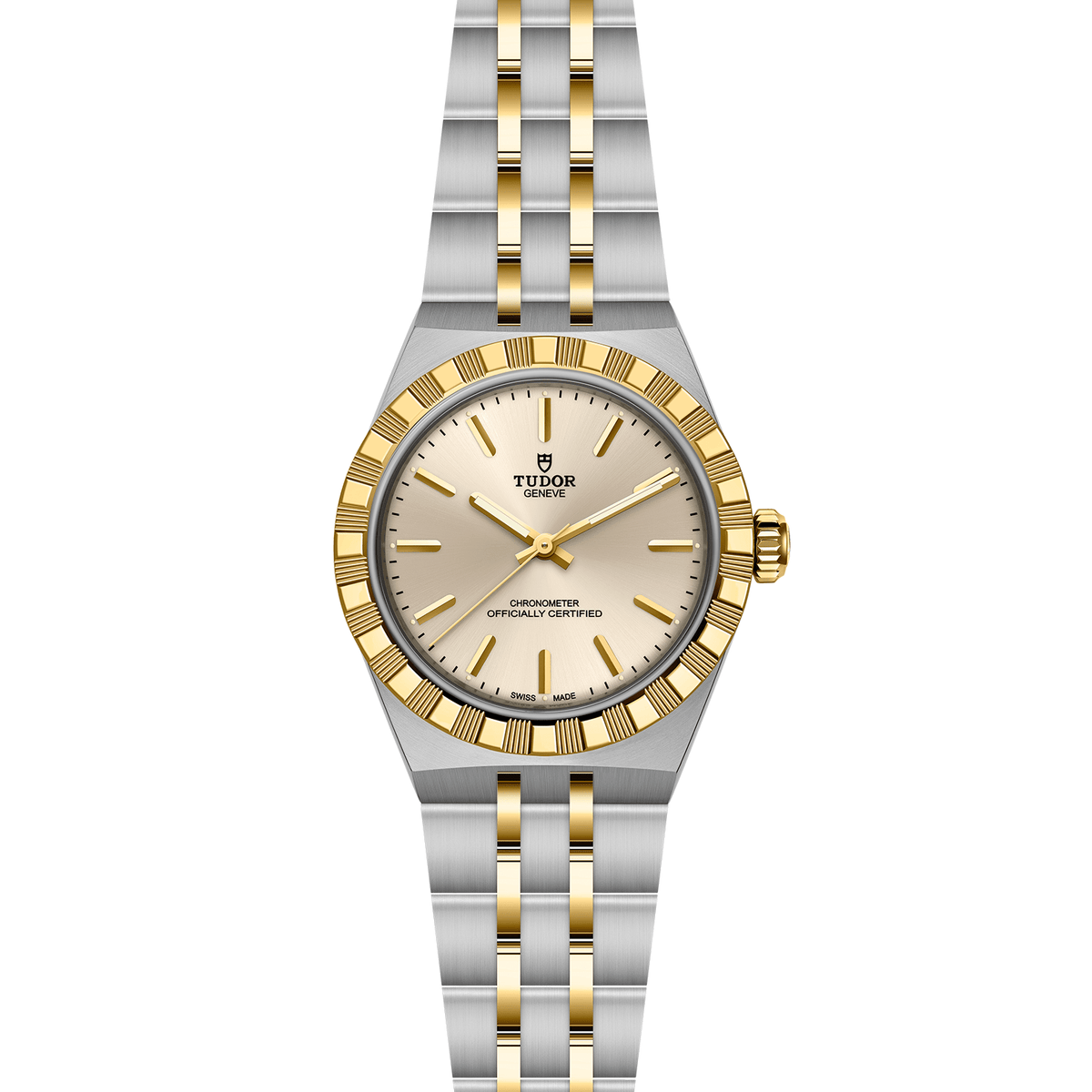 TUDOR Royal 30mm with Steel & Gold Bracelet and Ivory Dial