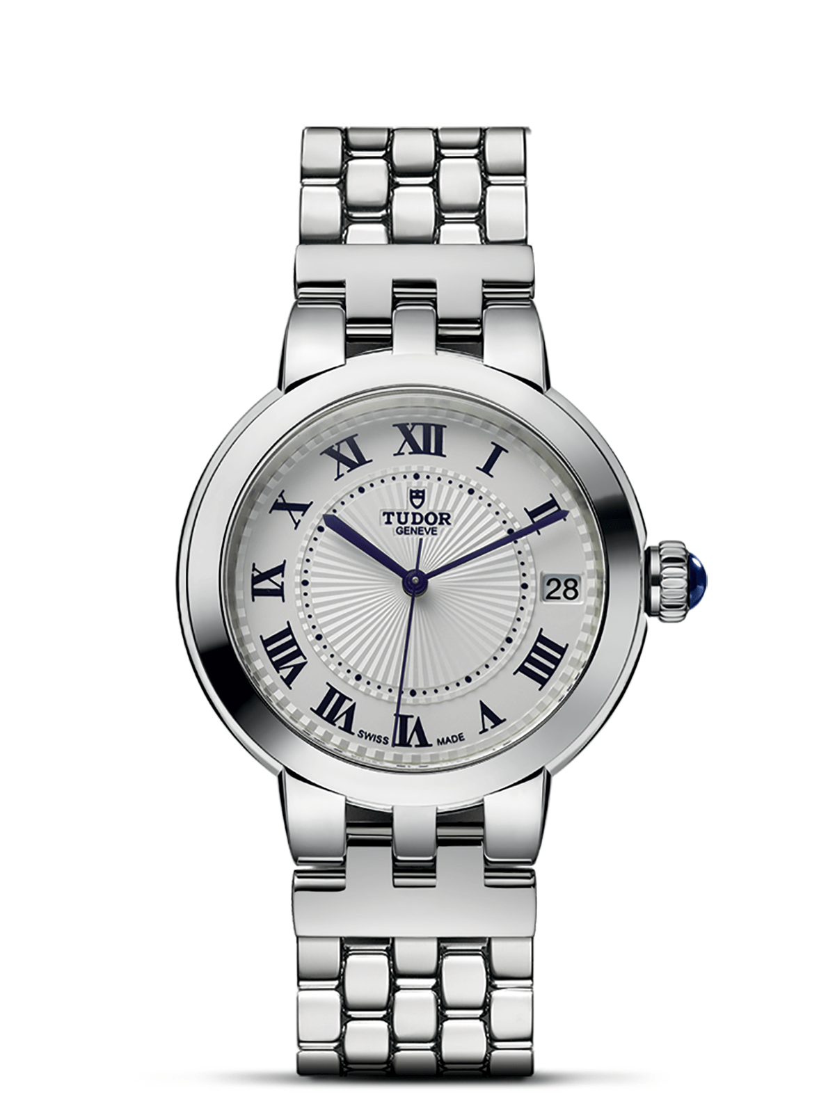TUDOR Clair de Rose 34mm with Steel Bracelet & Opaline Dial