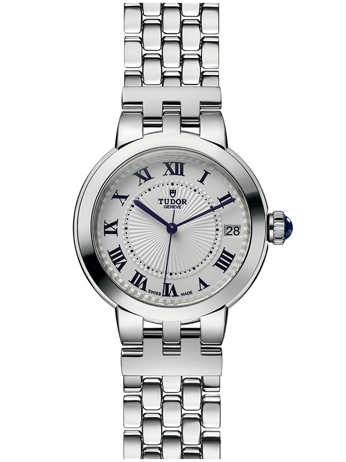 TUDOR Clair de Rose 34mm with Steel Bracelet & Opaline Dial