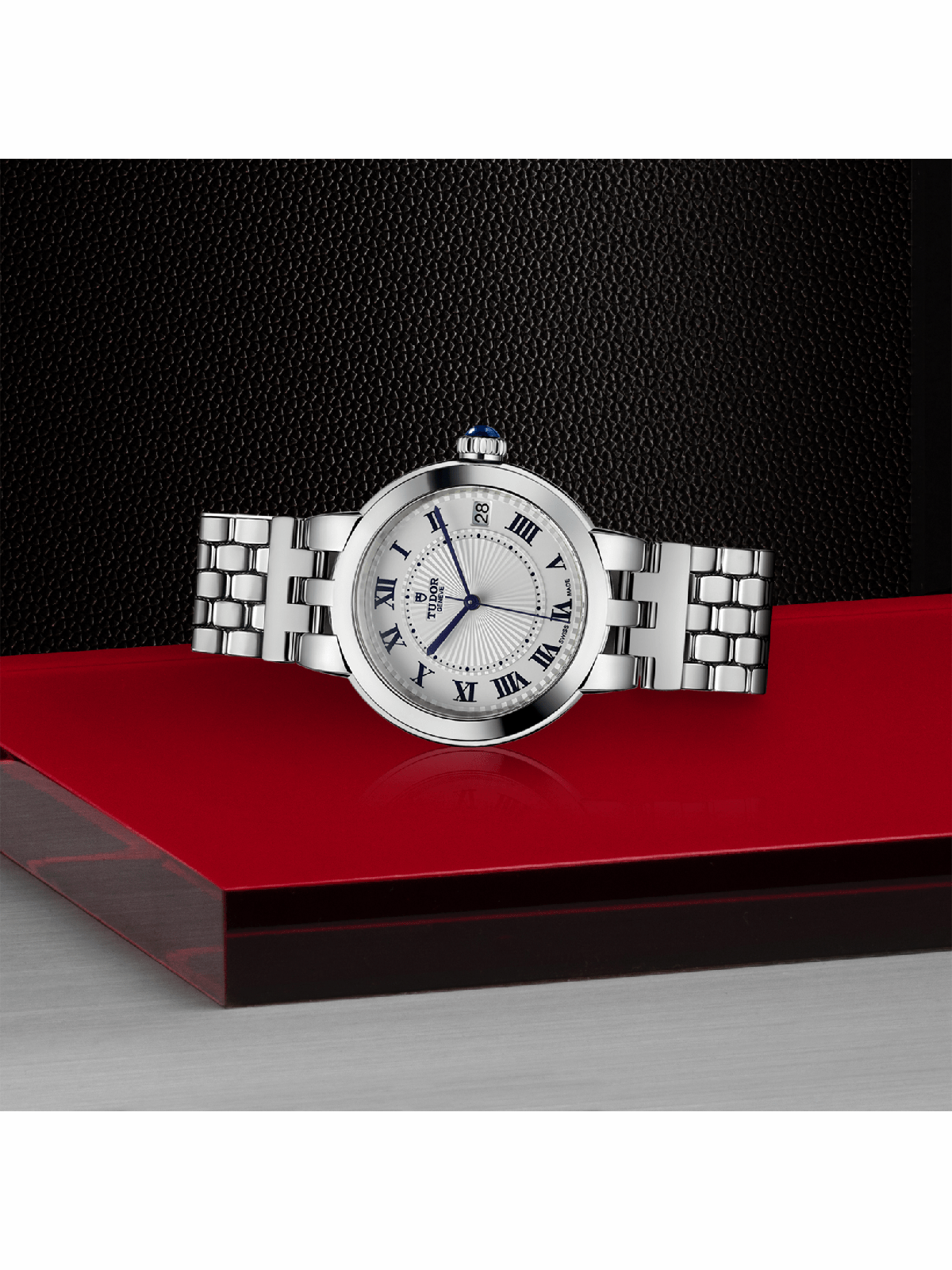 TUDOR Clair de Rose 34mm with Steel Bracelet & Opaline Dial