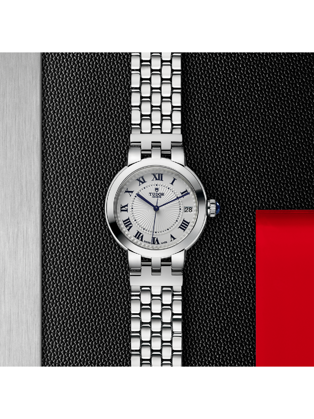 TUDOR Clair de Rose 34mm with Steel Bracelet & Opaline Dial