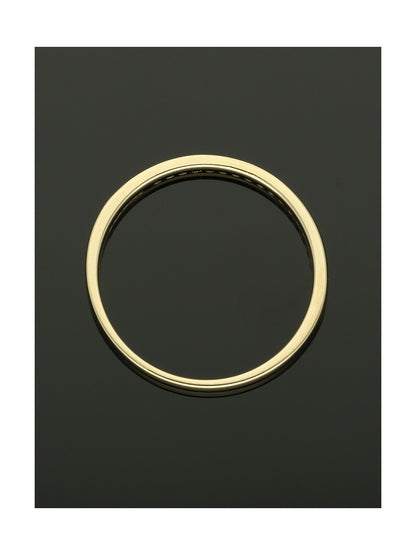 Diamond Half Eternity Ring 0.07ct Round Brilliant Cut in 9ct Yellow Gold