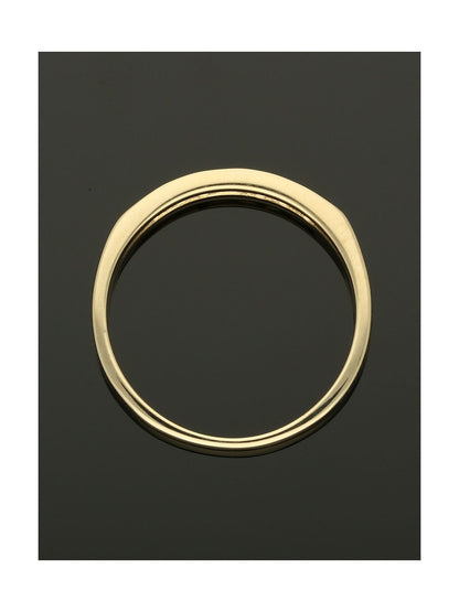 Ruby & Diamond Half Eternity Ring in 9ct Yellow Gold