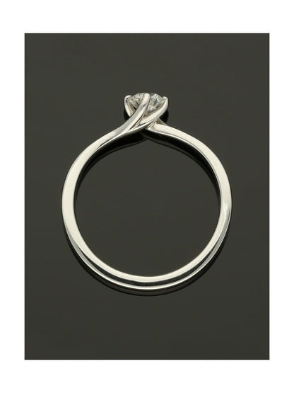 Diamond Solitaire Engagement Ring "The Adelaide Collection" 0.33ct Round Brilliant Cut in Platinum