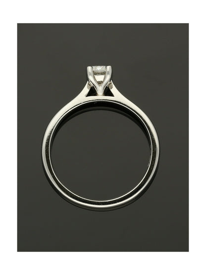 Diamond Solitaire Engagement Ring "The Zara Collection" Certificated 0.60ct Emerald Cut in Platinum