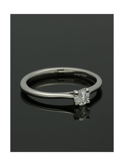 Diamond Solitaire Engagement Ring "The Catherine Collection" 0.25ct Round Brilliant Cut in Platinum