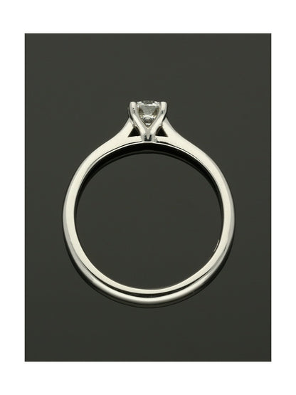 Diamond Solitaire Engagement Ring "The Catherine Collection" Certificated 0.40ct Round Brilliant Cut in Platinum