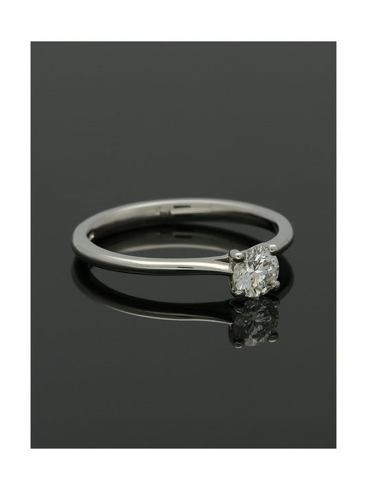 Diamond Solitaire Engagement Ring "The Catherine Collection" Certificated 0.40ct Round Brilliant Cut in Platinum
