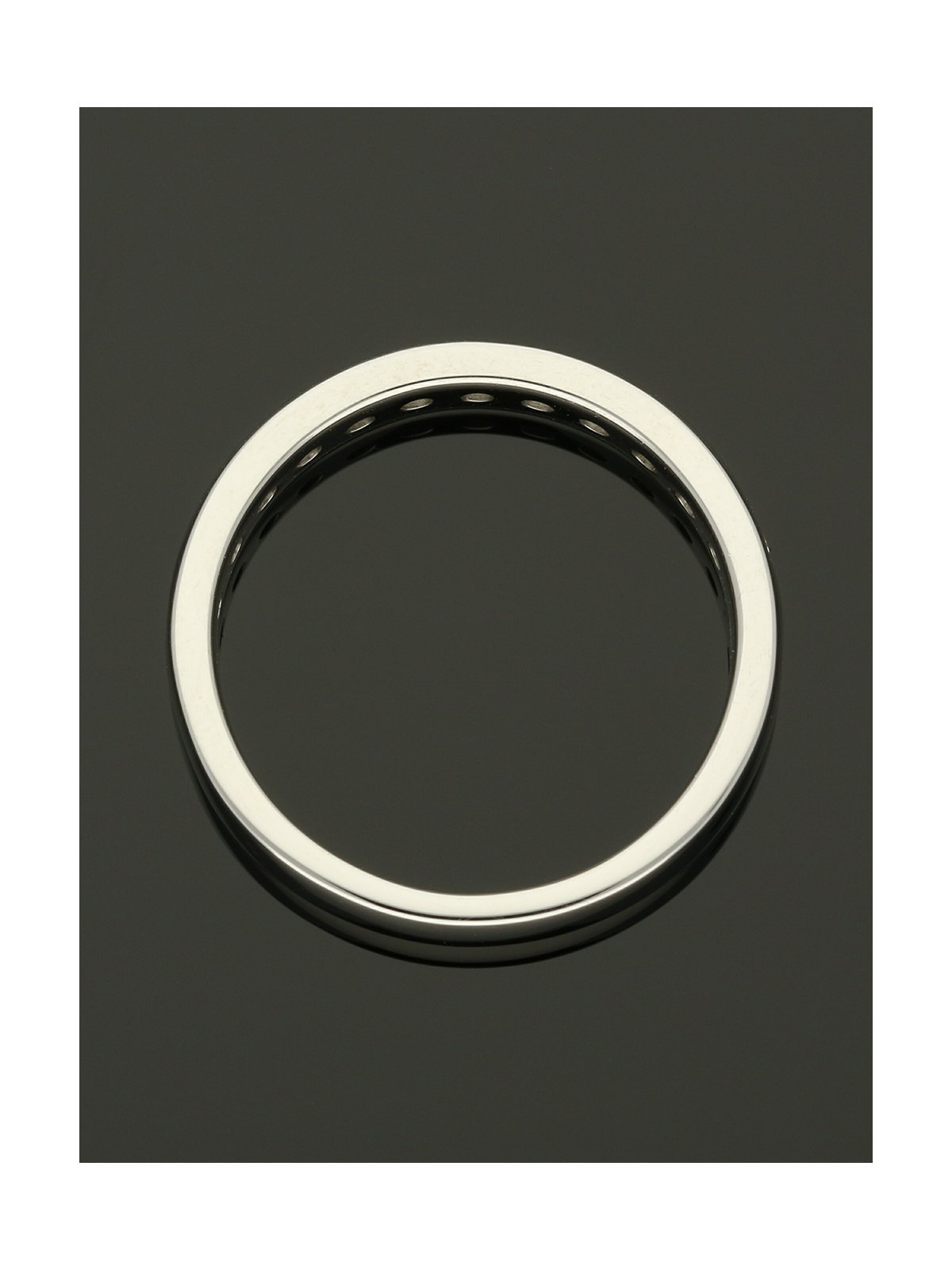 Diamond Half Eternity Ring 0.50ct Round Brilliant Cut in Platinum