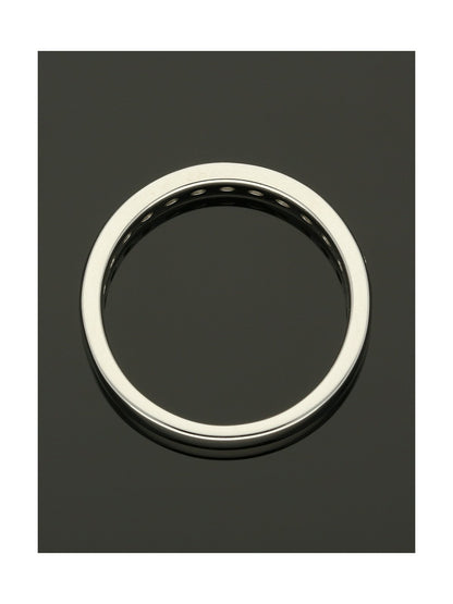 Diamond Half Eternity Ring 0.50ct Round Brilliant Cut in Platinum