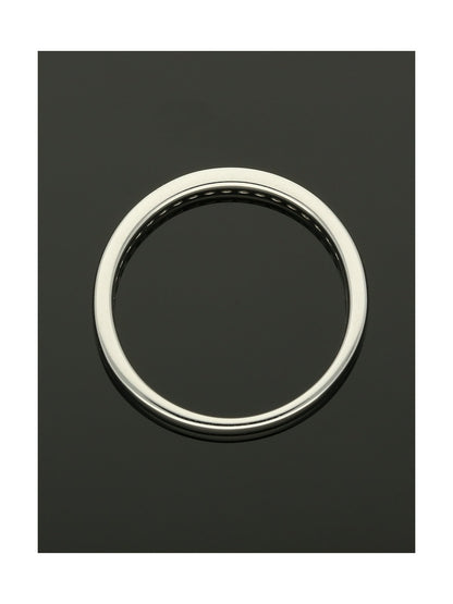 Diamond Half Eternity Ring 0.30ct Princess Cut in Platinum