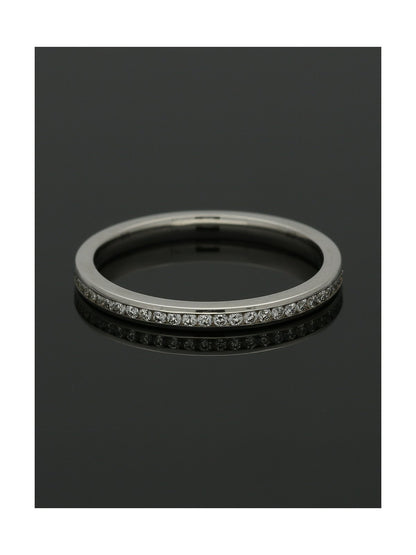 Diamond Eternity Ring 0.25ct Round Brilliant Cut in Platinum