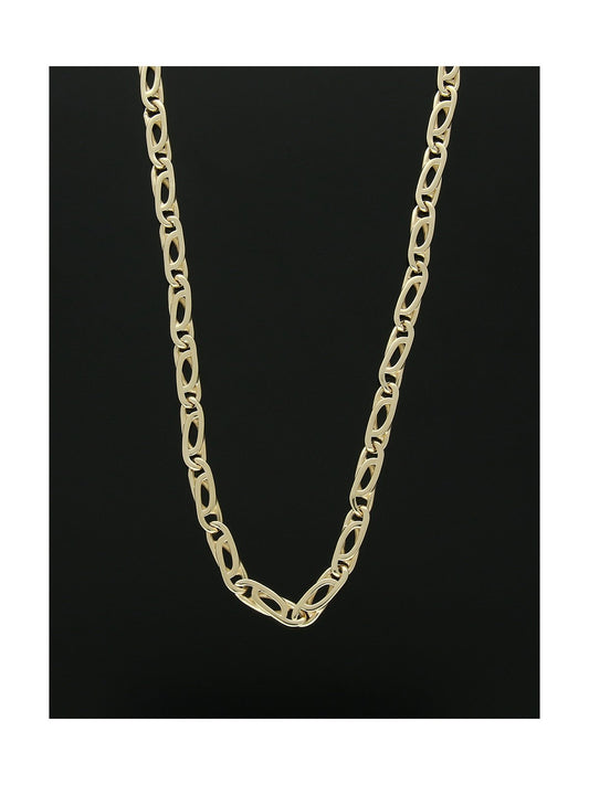 Oval Link Necklace in 9ct Yellow Gold