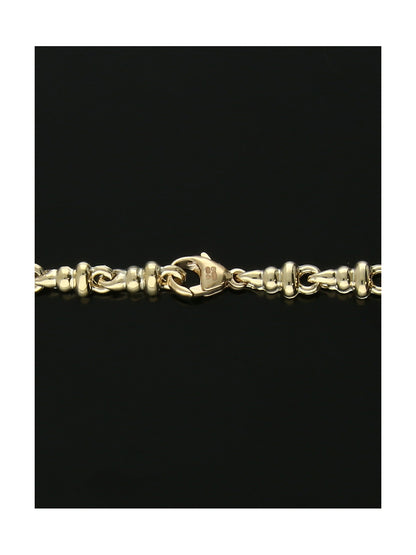 Spinning Top Link Necklace in 9ct Yellow Gold
