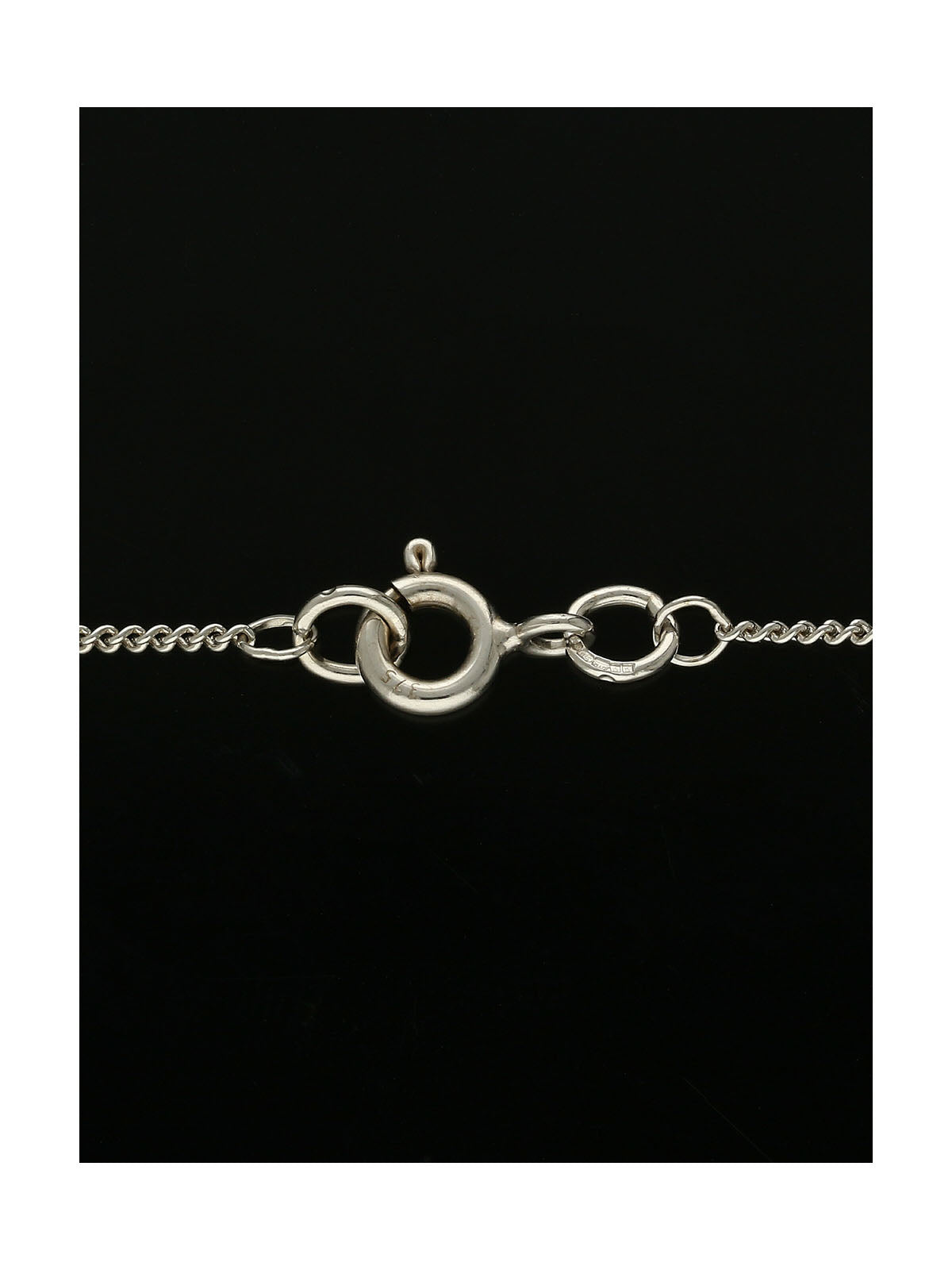 Diamond Open Work Heart Pendant Necklace in 9ct White Gold