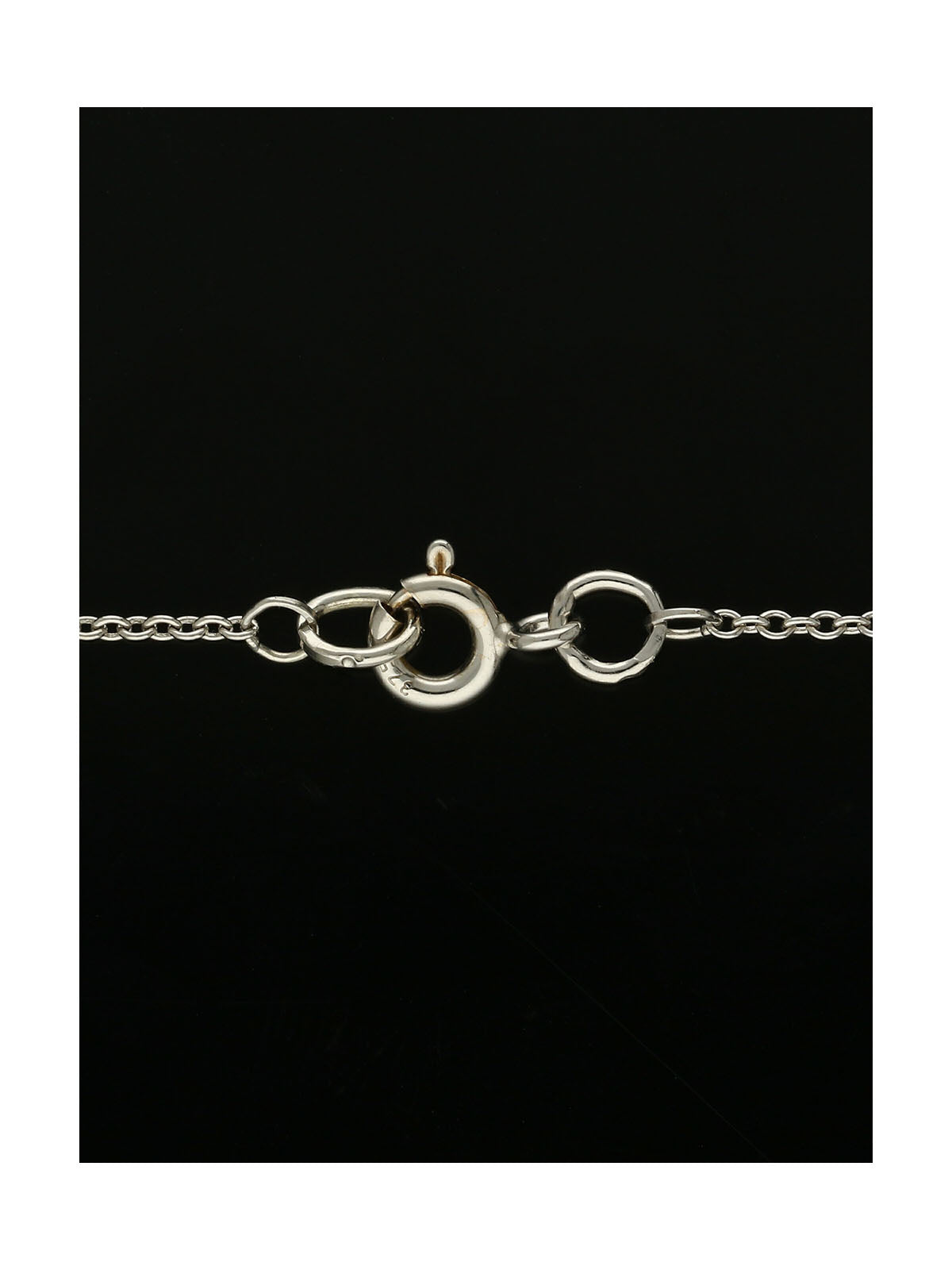 Diamond Three Row Bar Pendant Necklace in 9ct White Gold
