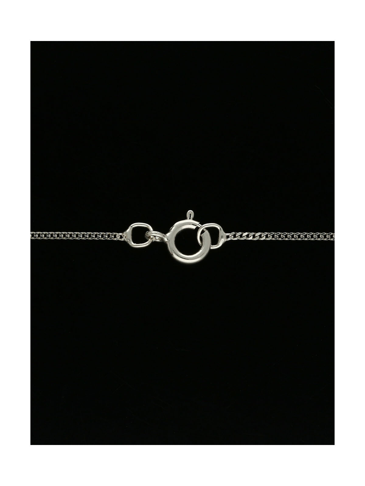 Diamond Round Brilliant Channel Set Letter 'E' Pendant Necklace in 9ct White Gold
