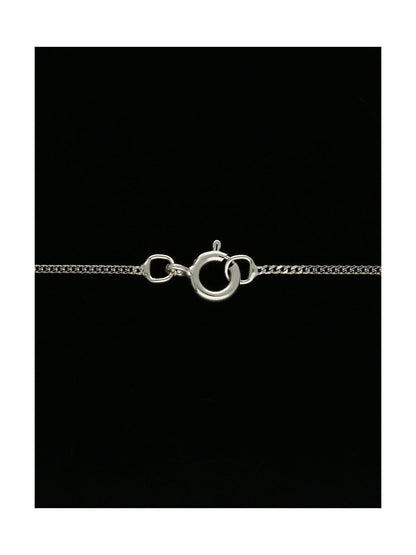 Diamond Round Brilliant Channel Set Letter 'L' Pendant Necklace in 9ct White Gold
