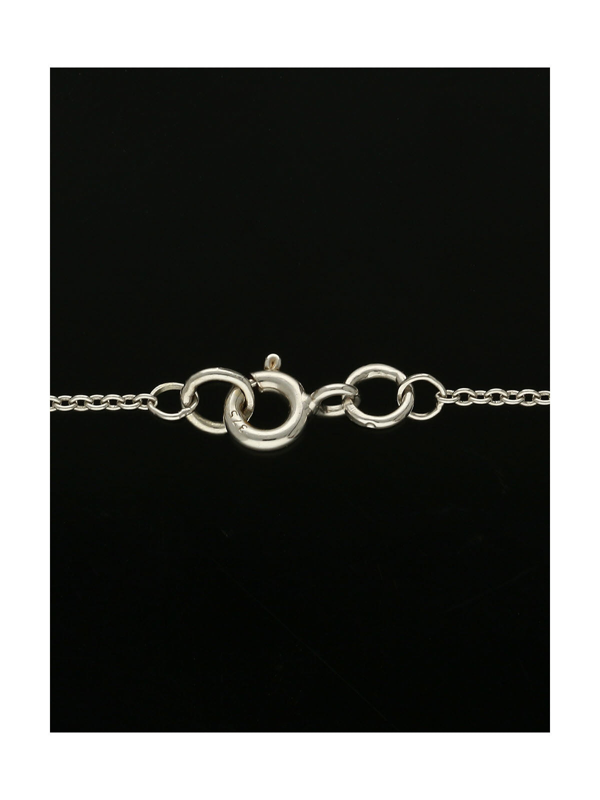 Diamond Openwork Double Teardrop Twist Pendant Necklace in 9ct White Gold