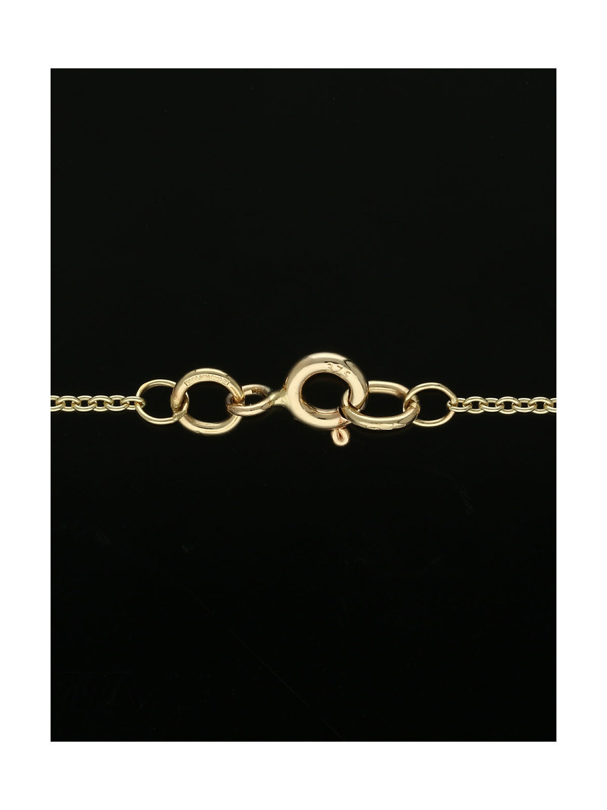 Ruby & Diamond Oval Halo Pendant Necklace in 9ct Yellow Gold