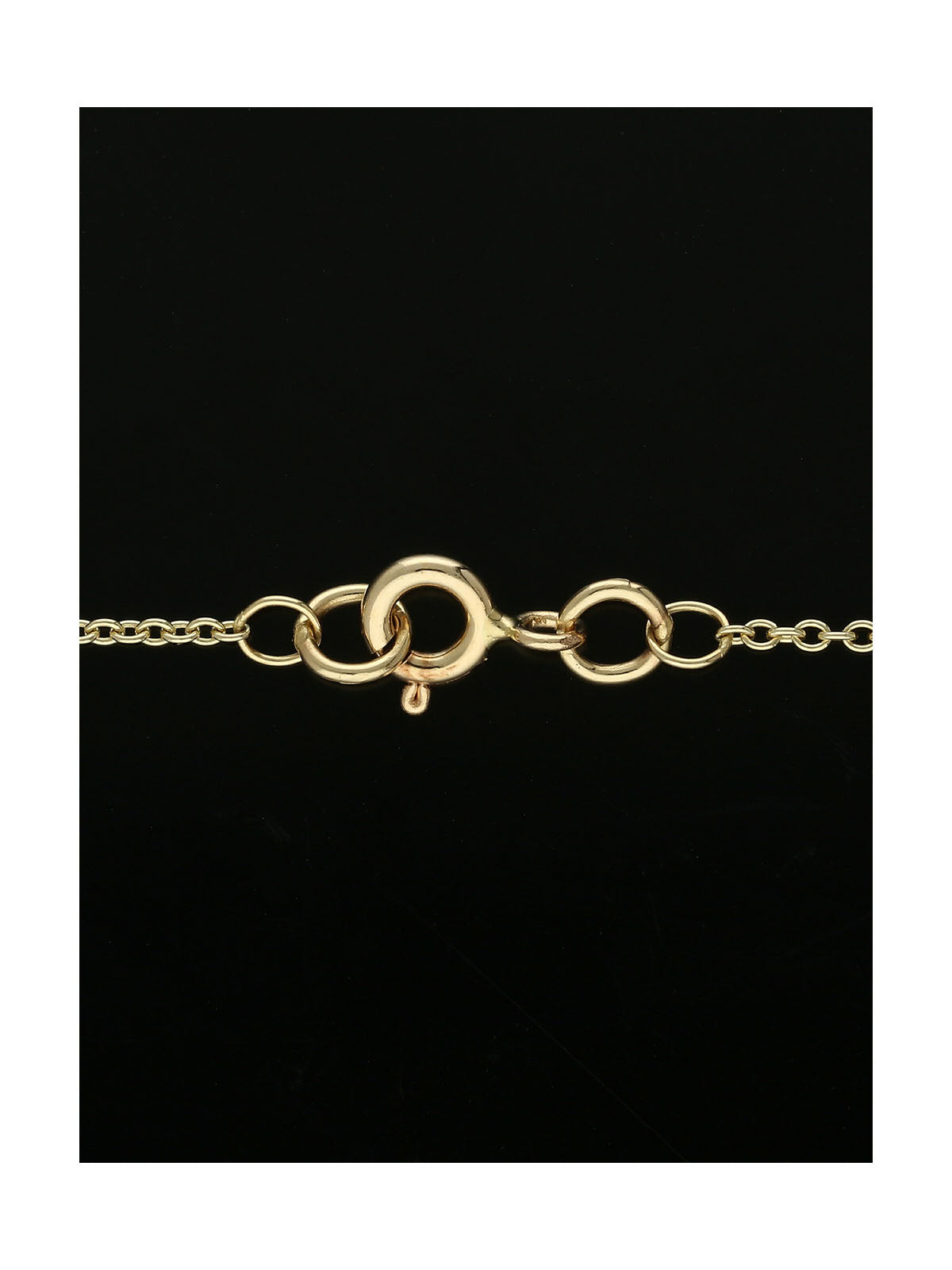 Opal & Diamond Art Deco Style Pendant Necklace in 9ct Yellow Gold