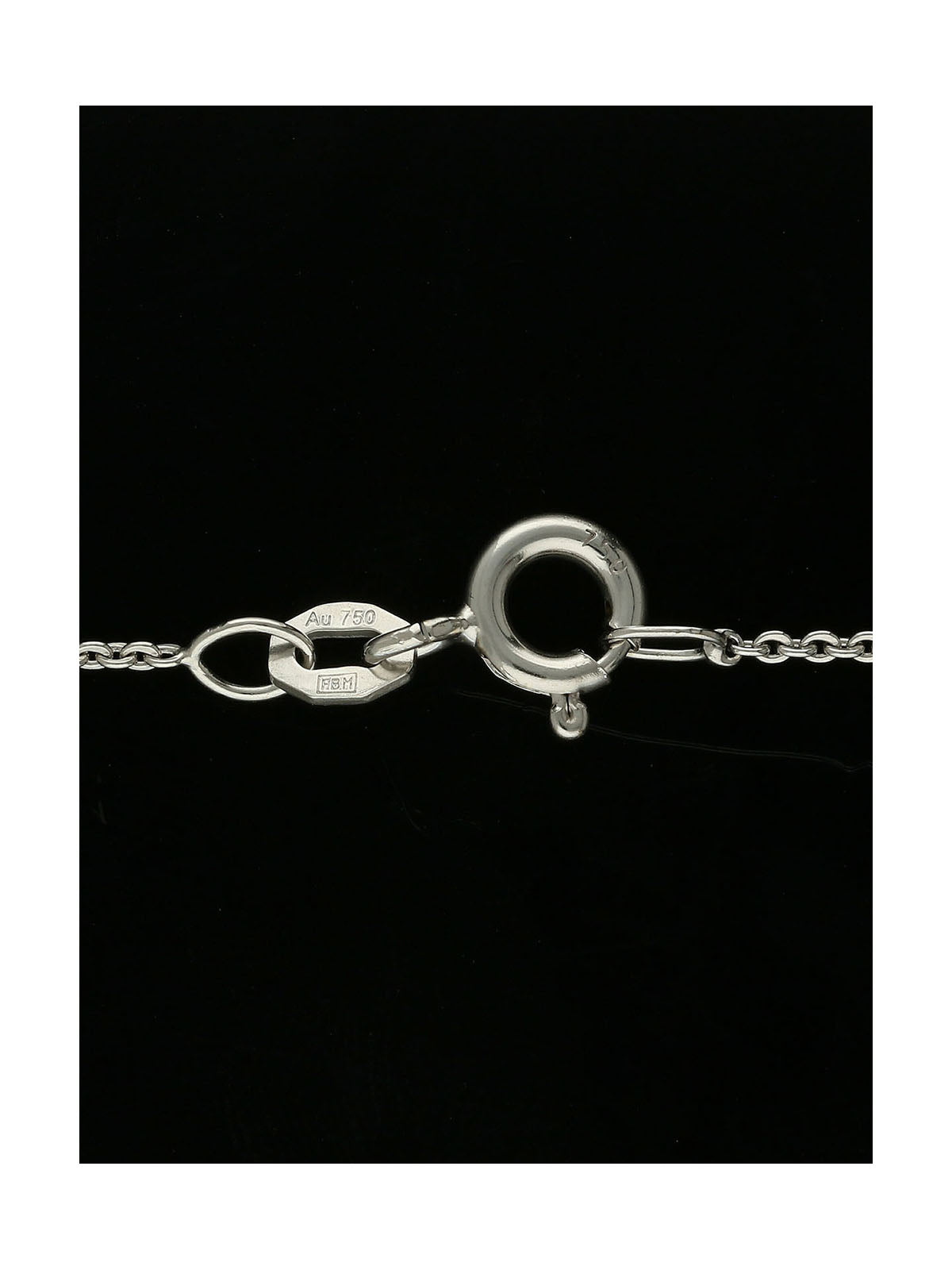 Sapphire & Diamond Square Halo Pendant in 18ct White Gold on 18" Chain