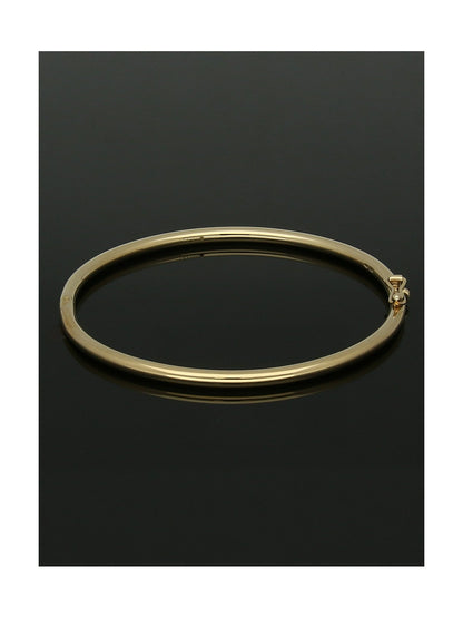 Polished Solid Bangle in 9ct Yellow Gold