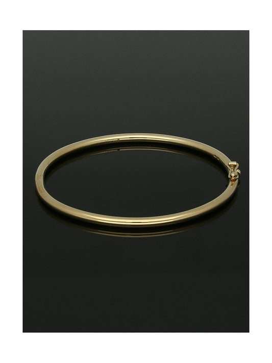Polished Solid Bangle in 9ct Yellow Gold
