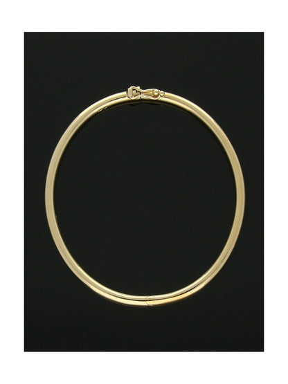 Polished Solid Bangle in 9ct Yellow Gold